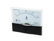 44L1 AC 0 2.0A Class 1.5 Accuracy Clear Rectangle Panel Analog Ammeter Gauge