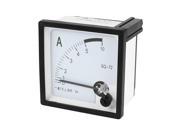 AC 0 5A Measuring Range Panel Mounting Ammeter Ampere Meter SQ 72 72mm x 72mm