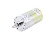 DC 12V 10RPM 6mm Shaft Dia Cylindrical Magnetic Electric Geared Box Motor