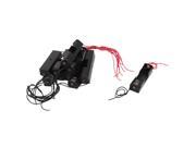 10 Pcs Wired Leads Black Battery Storage Case Box Holder 1 x 1.5V AA