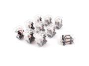 AC 220 240V Coil DPDT 8Pin Red LED Lamp General Purpose Power Relay 10 Pieces