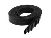 5 Pcs 3Ft 9mm Dia Heat Shrinkable Tube Wire Sleeve Shrinking Tubing Black