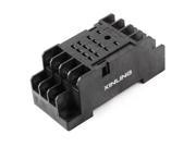 PYF14A 14 Pins 14P 35mm DIN Rail Mount Relay Socket Base for HH54P