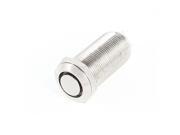12V White Ring LED 1NO 1NC Latching 12mm Self lock Push button Switch SPST