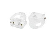 2Pcs Clear 22mm Protective Cover Guard for LAY37 LAY7 LA39 Pushbutton Switch