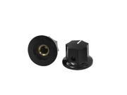 2pcs Plastic 6mm Shaft Dia Volume Knob Cap B 1 for Potentiometer Pot