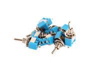 10 Pcs ON ON 2 Position 3 Terminals 1NO 1NC SPDT Toggle Switch AC 125V 6A