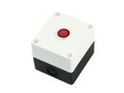24V Voltage Red Pilot Lamp SPDT 1NO 1NC Latching Plastic Push Button Station