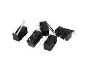 5 Pieces NO NC Straight Hinge Lever Micro Limit Switch AC 125V 1A