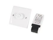 AC 200 250V White LED Light Dimmer Control Wall Switch w 9V 24V 300mA Driver