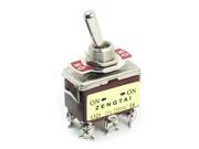 AC 250V 15A DPDT ON ON 2 Positions 6 Pin Latching Toggle Switch E TEN1321