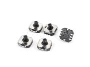 5pcs SMD SMT Panel PCB 6 Terminal 5 Way Momentary Tactile Switch 7x7x5mm
