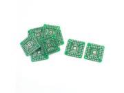 Unique Bargains QFP48 QFN44 DIP48 SMD SMT to DIP48 Adapter PCB Board Converter 10Pcs