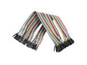 215mm 2.54mm 40 Pin Female to Female Connecting Jumper Wire Cable