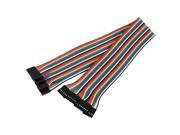 5 Pcs 40cm 2.54mm 6 Pin Female to Female Cable Line Connect Jumper Wire Colorful