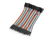 10cm Male to Female 1P 1P 40P Connect Flexible Jumper Wire Cable Colorful