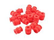 Aerial Photography Round Shape Vibration Dampening Ball Red 20 Pcs