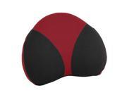 Auto Car Heart Design Neck Head Support Neck Memory Pillow Black Red