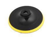 Car Foam Plastic 6 Dia Round Buffing Polishing Wheel Cleaner Black Yellow