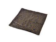 Unique Bargains Black Brown Cow Printed Soft Plush Faux Leather Seat Cushion Pad Pillow Cover