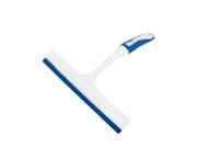 22cm Width Rubber Blade Blue White Handgrip Car Window Cleaning Scraper Tool