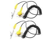 2 Pcs Black Stable Voltage Ground Earth System Wire Clip Cable Performance