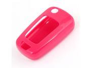 Hot Pink Plastic Car Remote Key Holder Cover Case for Excelle