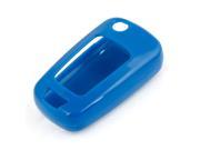 Blue Matte Plastic Detachable Key Shell Holder Cover Protector for Buick