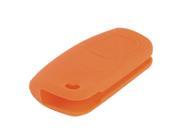 Car Truck Silicone Orange Remote Key Holder Fob Cover for Ford