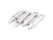 Silver Tone Chrome Plated ABS Car Door Handle Cover Set 4 Pcs for Carniva