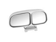 Gray Frame Left Side Rear View Blind Spot Auxiliary Mirror for Auto Car