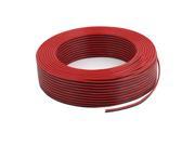 100m Long 0.5mm Width Black Red 2 Wire Horn Speaker Cord Coil for Home Car Audio
