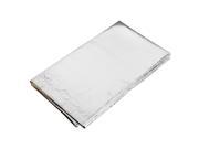 Car Auto Silver Tone Glass Cloth Heat Insulation Mat Pad 140cm x 99cm