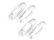 4 Pcs 25 x 7.5cm Adhesive Car Door Handle Bowl Silver Tone for Buick Excelle