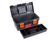 Home Repair Plastic Toolbox Portable Handware Box Storage Gray