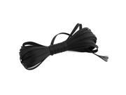 Car Audio Braided Polyester Sleeving Cable Cover Black 20m Long