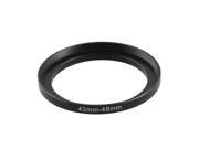 43mm to 49mm Step Up Filter Ring Adapter for Camera Lens