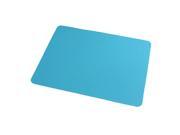 Rectangle Teal Silicone Nonslip Mouse Pad Mat for Computer