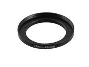 Camera Lens Filter Step Up Ring 37mm to 46mm Adapter Black