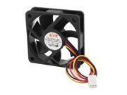 60mm x 15mm DC 12V 3pin Connector Brushless Computer Case CPU Cooler Fan