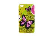 Protective Green Fuchsia Case Shell for iPhone 4 4G