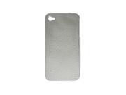 Unique Bargains Silver Tone Water Drop Case Hard Cover for iPhone 4