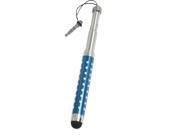 Retractable Capacitive Stylus Screen Touch Pen Blue for iPhone 4 4S 4G