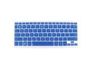 Laptop Dustproof Keyboard Protector Film Cover Blue Clear for Asus UX31 UX32