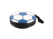 Plastic Football Pattern Hand Carrying 24 Slots CD VCD Holder Case Storage Bag