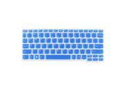 Handy Laptop Computer Keyboard Protective Film Cover Blue Clear for Lenovo S206