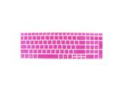 Fuchsia Clear Soft Silicone Laptop Keyboard Skin Protector Film for Acer E1 571