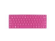 Laptop Keyboard Protector Film Skin Cover Fuchsia for Asus UX21 X201 X202 S200