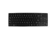 Silicone Laptop Keyboard Protector Film Black for Lenovo Ideapad Z560 B575 G570