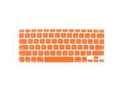 Orange Notebook Keyboard Skin Film Cover Shield for Macbook Pro 13 15 17